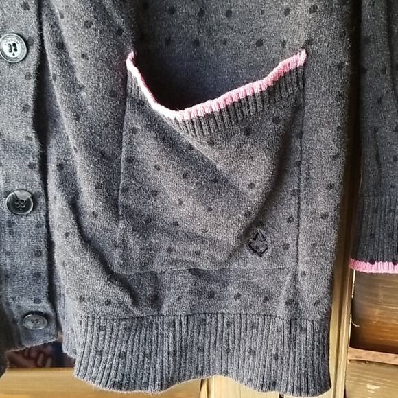 Volcom Long Sleeve Grey Button up Cardigan - Picture 3 of 4